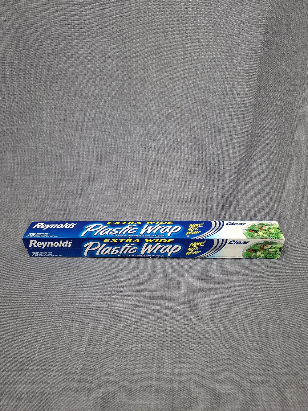 Reynolds Extra Wide Clear Plastic Wrap 75 Sq Ft 50' X 18" Brand New.